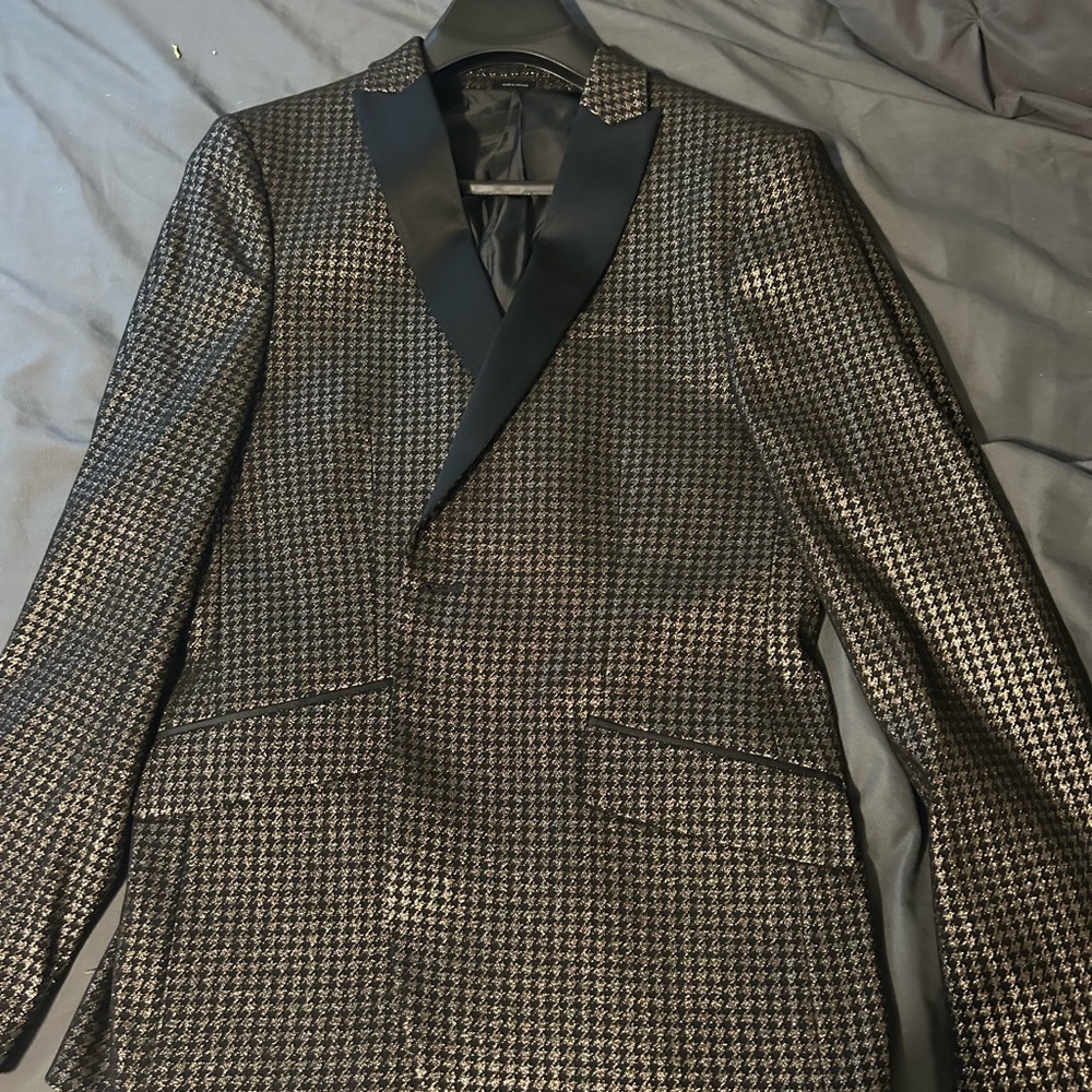 Black and Gold Blazer/Suit Jacket